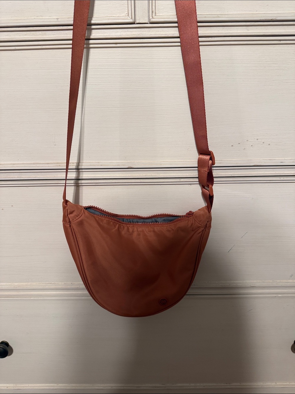 lululemon athletica Rust-Tone City Essentials Hobo Crescent Crossbody Bag